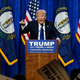 Donald Trump speaks during a rally March 1, 2016, in Louisville, Ky. (AP Photo/John Bazemore)